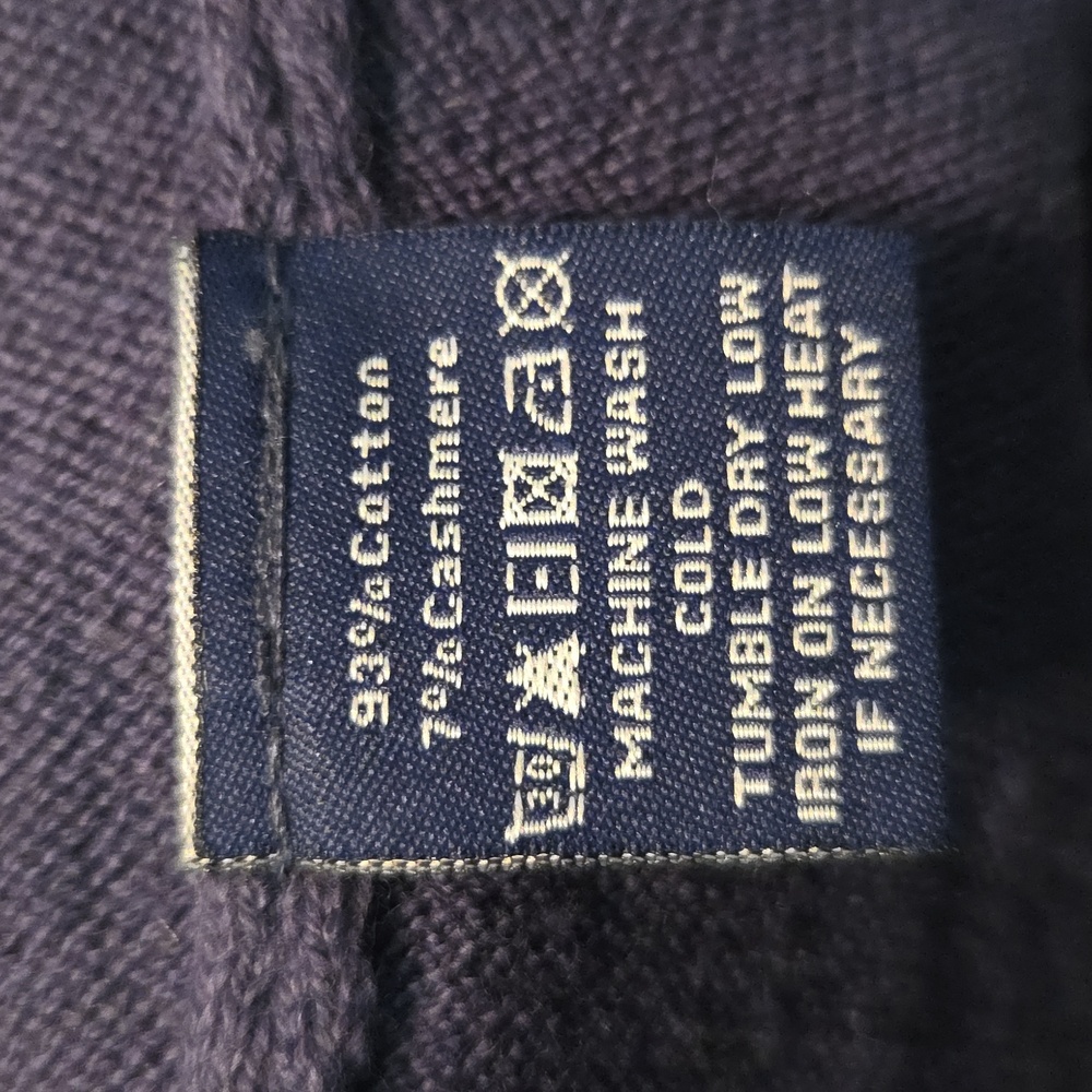 NEW TOOBY DOO Anchor Baby Cashmere Sweater Dress Blue Size 2 18-24 Months - Picture 6 of 7